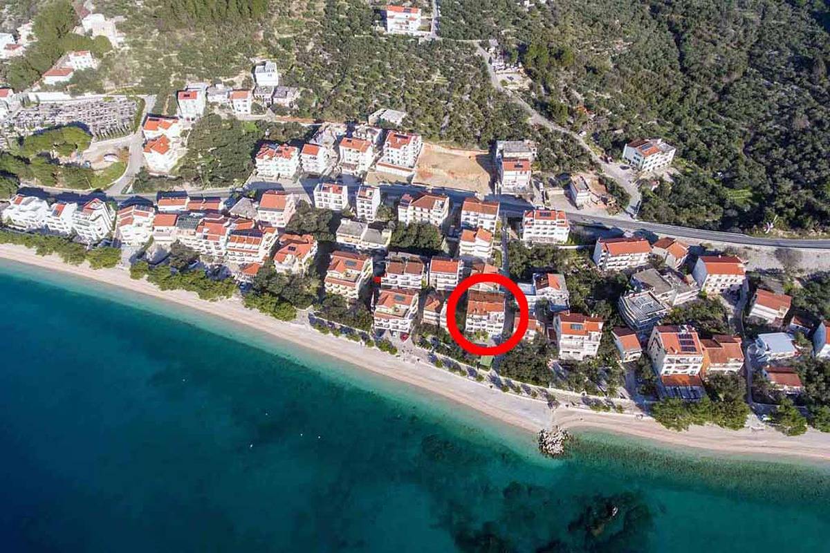Ganze Wohnung, Studio Appartement am Strand Tucepi, Makarska As-2694-a in Tucepi, Makarska Riviera