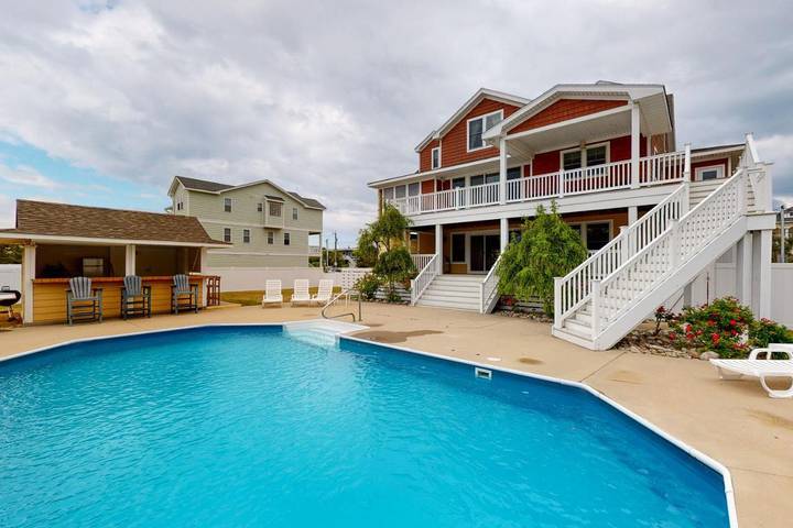 Ferienhaus für 22 Personen, mit Terrasse und Ausblick sowie Pool, mit Haustier - 1