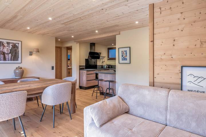 Chalet pour 4 personnes, avec Terrasse à Combloux - 2