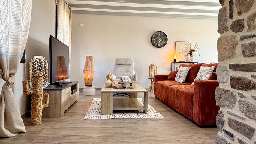 Maison de vacances pour 6 personnes, avec Terrasse et Jardin