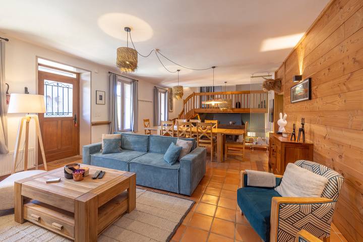 Appartement de vacances pour 8 personnes, avec jardin