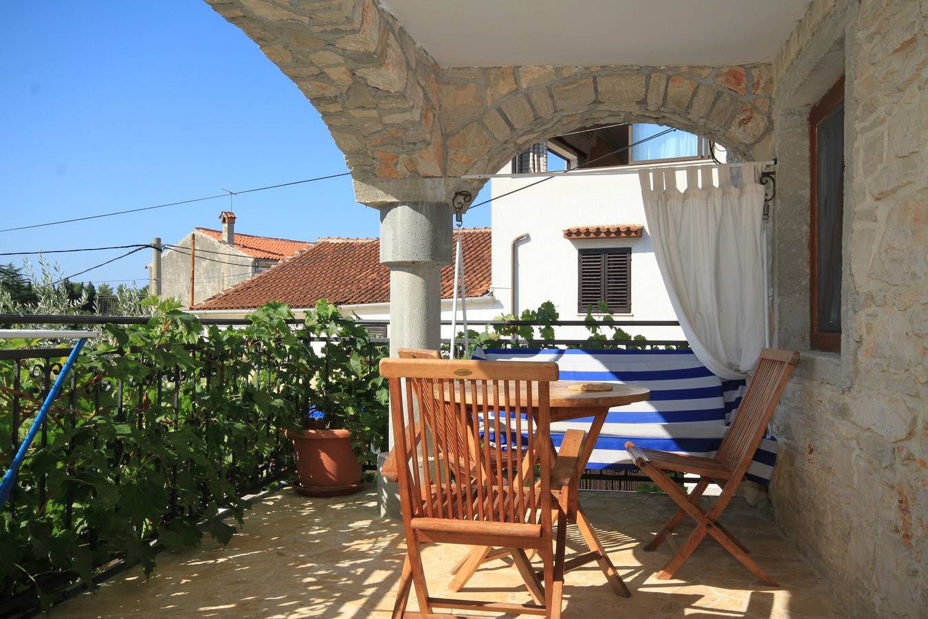 Ganze Wohnung, Studio Appartement mit Terrasse Basanija, Umag As-7148-a in Umag, Umag und Umgebung