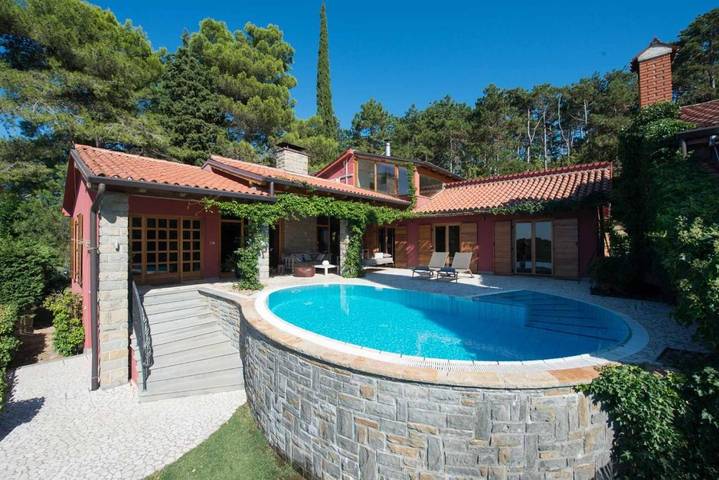 Villa mit pool für 6 Personen, mit Ausblick und Pool sowie Sauna und Garten in Slowenien - 4