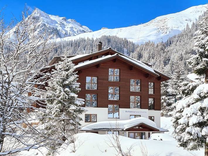 Ferienhaus für 4 Personen, mit Balkon und Garten in Gargellen