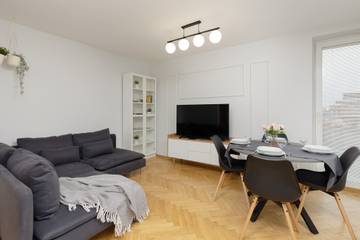 Ferienwohnung für 4 Personen, mit Balkon/Terrasse, kinderfreundlich in Warschau