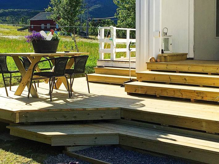 Ferienhaus für 8 Personen, mit Terrasse in Troms