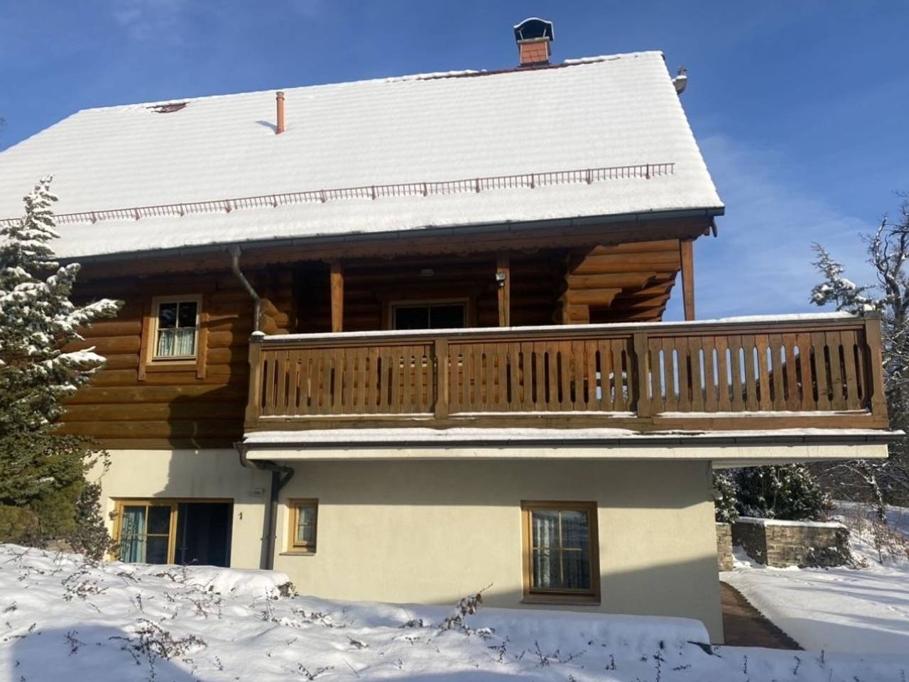 Blockhaus - Doppelzimmer (Appartement 3) in Sangerhausen, Harzvorland
