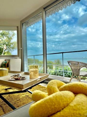 Gîte pour 6 personnes, avec jardin ainsi que vue et balcon à Cricquebœuf