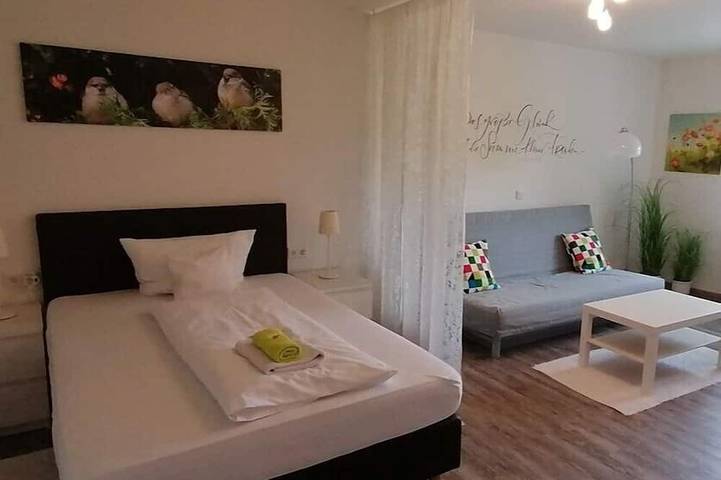 Ferienwohnung für 4 Personen, mit Balkon und Garten