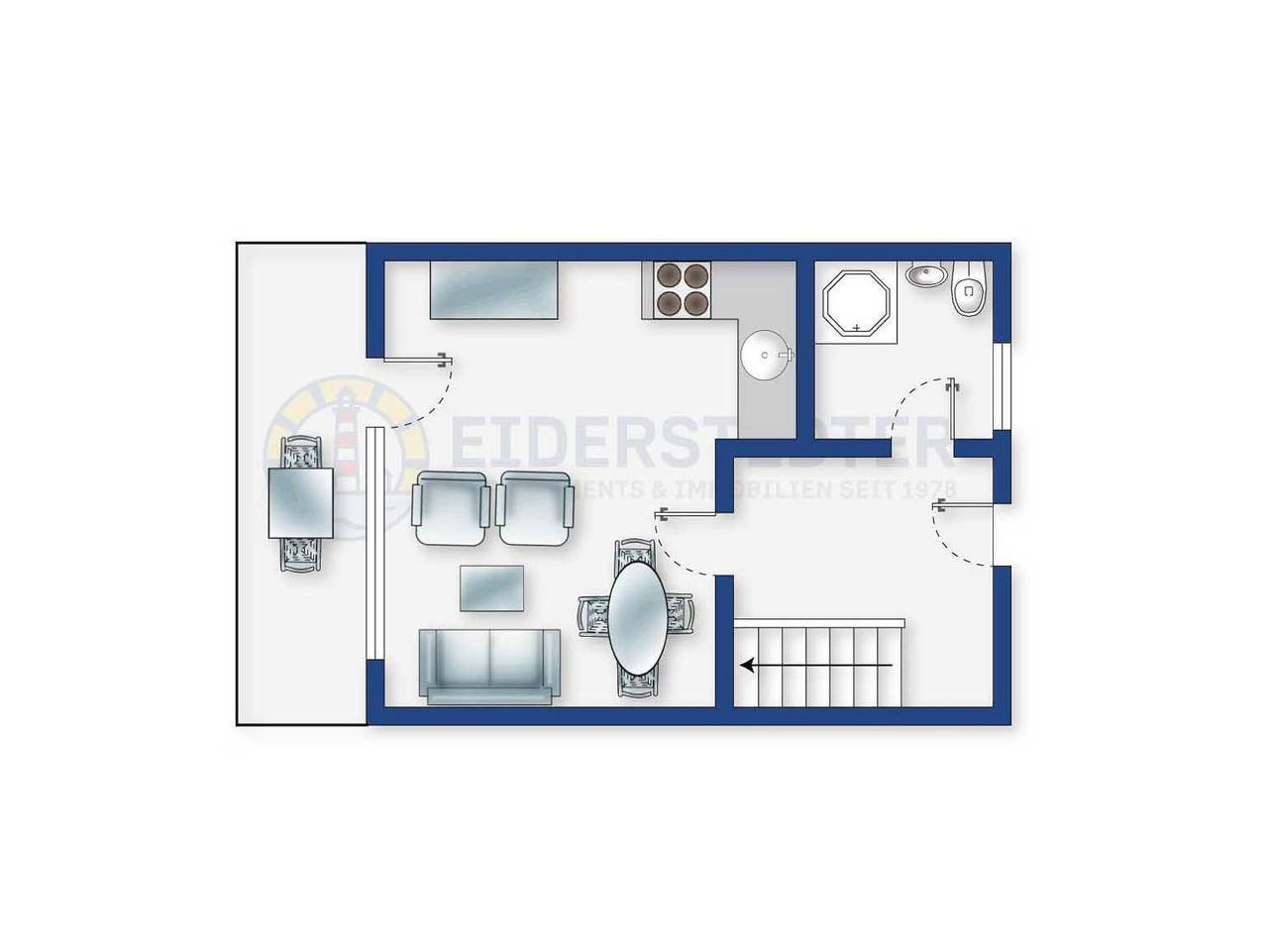Hausteil 152a Beim Leuchtturm (Id 186) - Hausteil 152a Beim Leuchtturm (Id 186) in Böhl (St. Peter-Ording), St. Peter-Ording