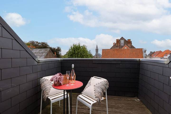 Gîte pour 4 personnes, avec balcon/terrasse, adapté aux familles à Gand - 2