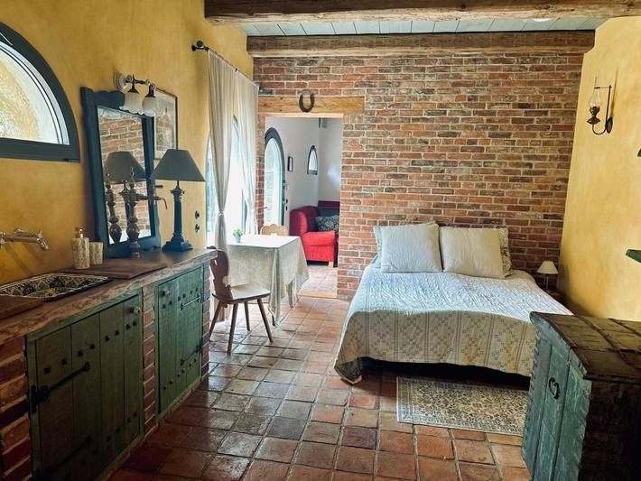Ferienwohnung für 2 Personen, mit Garten und Ausblick