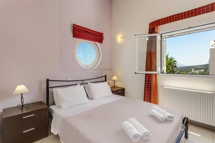 Villa voor 6 personen met tuin in Rethymno (City), Rethymno en omgeving