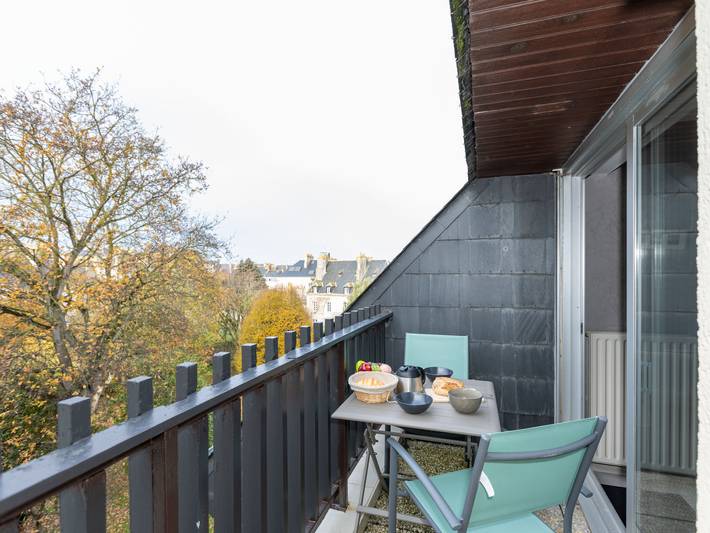 Appartement de vacances pour 4 personnes, avec terrasse et jardin à Saint-Malo