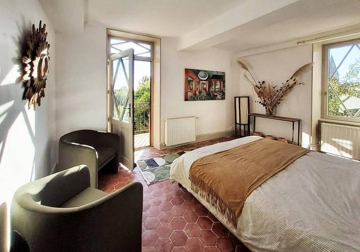 Chambre d’hôte pour 2 personnes, avec jardin ainsi que terrasse et piscine dans Saône-et-Loire - 3