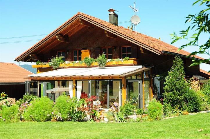 Ferienwohnung für 4 Personen, mit Balkon und Garten im Oberallgäu