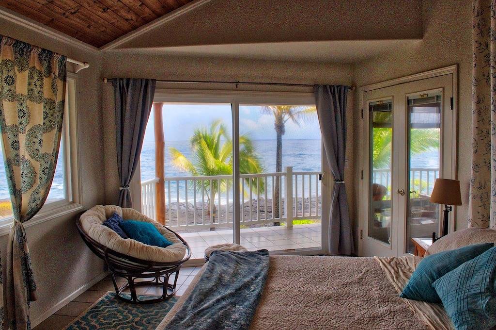 Pali Hale - Hawai'i Oceanfront Experience - Wale, Schildkröten, Nenes! in Hawaiian Paradise Park, East Puna