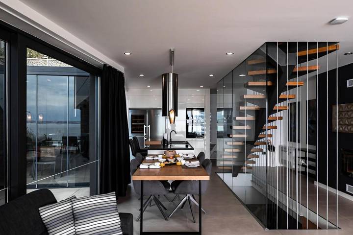 Villa pour 8 personnes, avec vue ainsi que balcon et piscine à Kali - 3