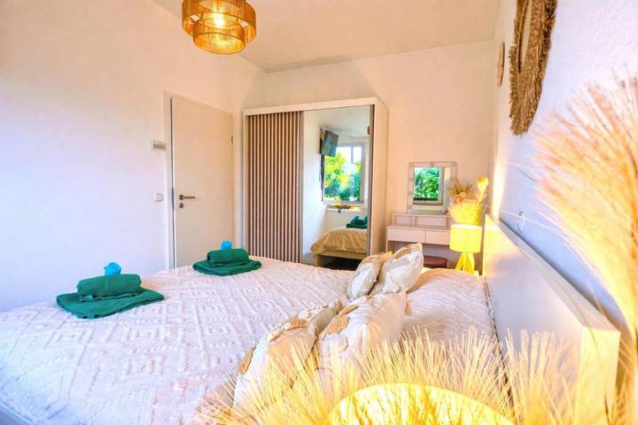 Ferienhaus für 6 Personen, mit Garten und Seeblick sowie Ausblick, mit Haustier in Biersdorf am See - 2