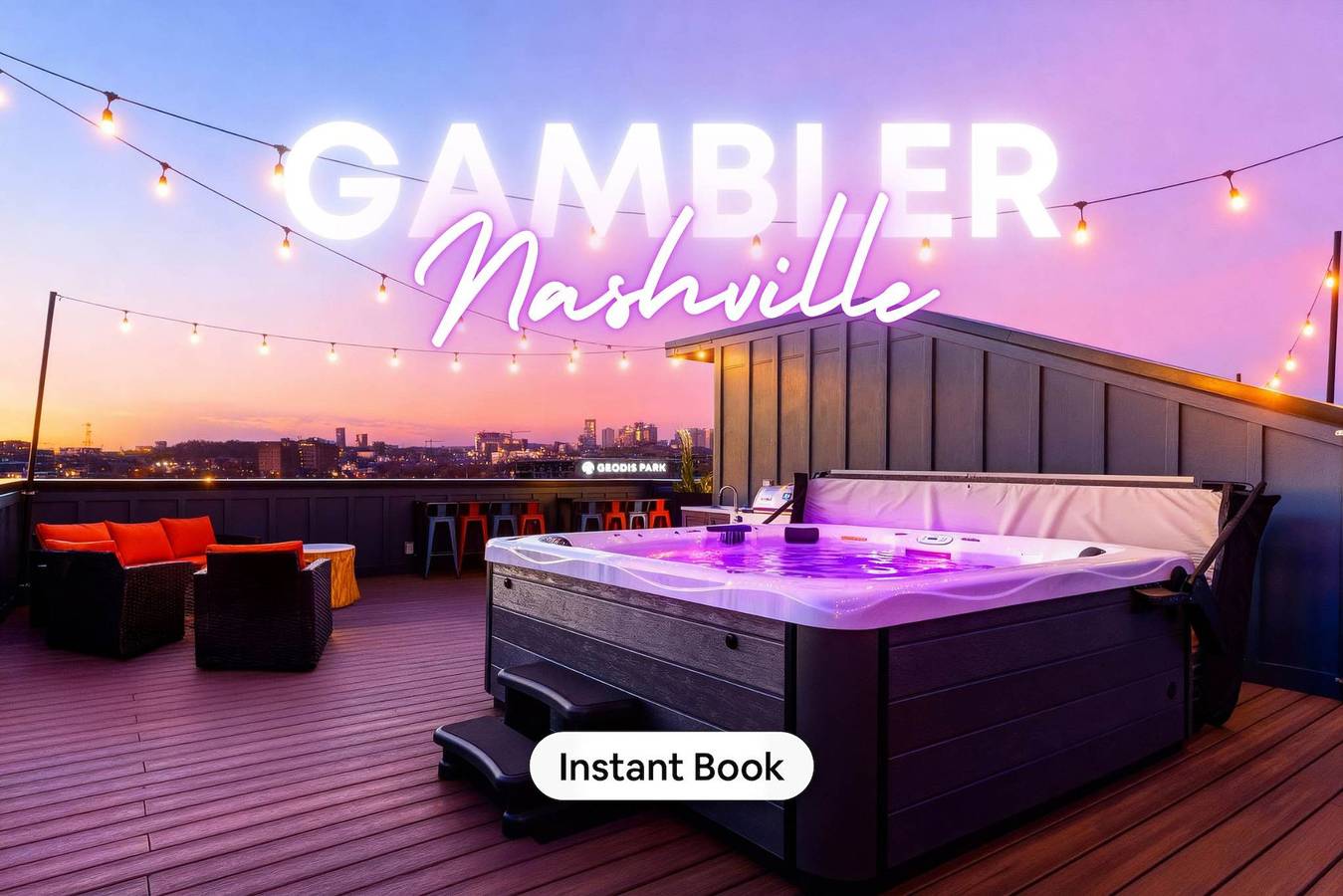 Hot Tub  Poker  Pool Table   Rooftop City Mls View in Nashville, Tennessee