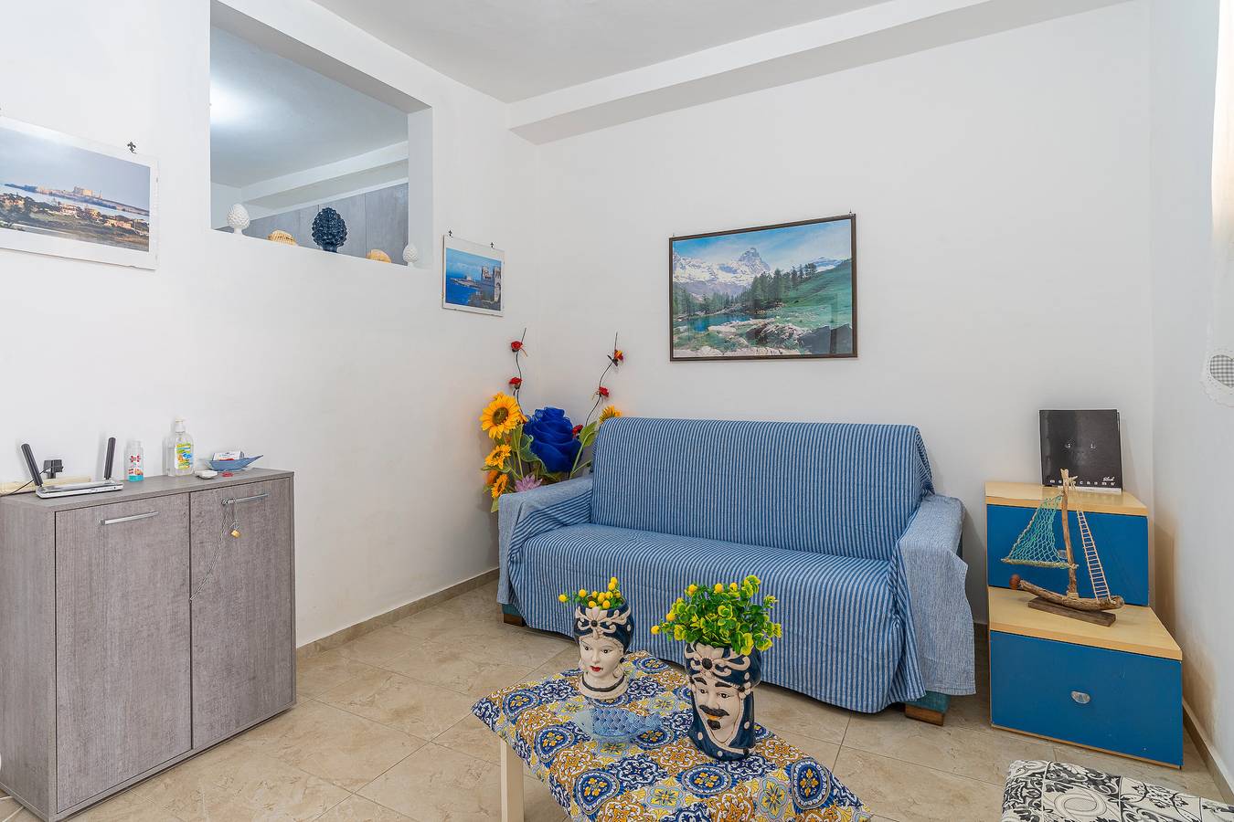 Ganze Wohnung, Appartement 'Belvedere Vista Mare' mit Meerblick, Wlan und Klimaanlage in Capo Passero, Portopalo di Capo Passero