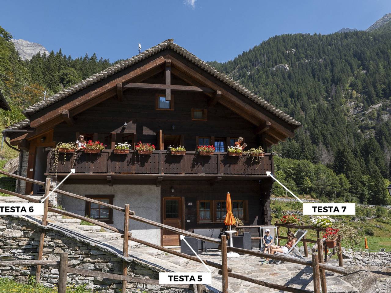 Ganze Wohnung, Chalet Borgo Walser Testa 6 in Macugnaga, Walliser Alpen