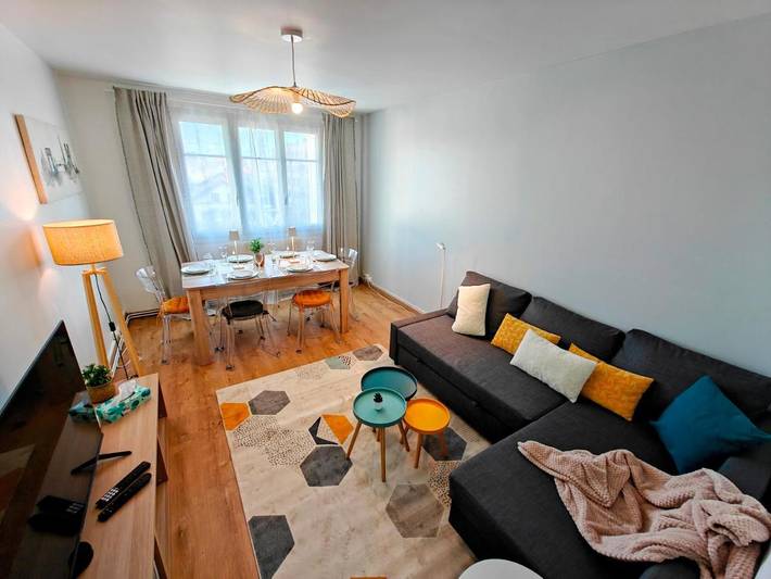 Gîte pour 6 personnes, avec vue et balcon à Seyssinet-Pariset