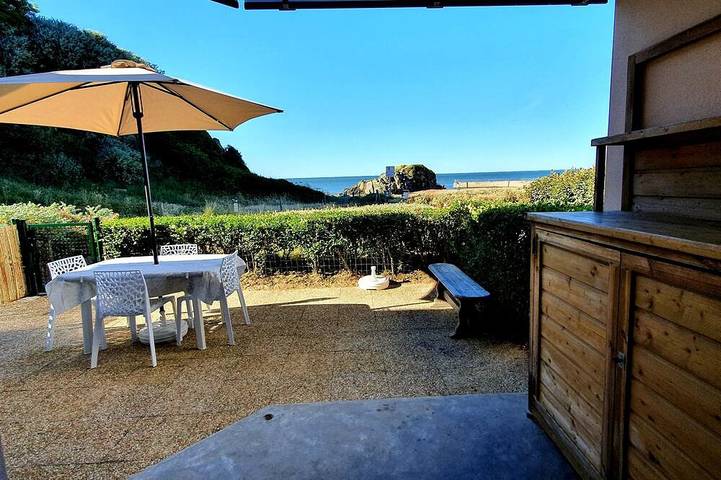 Gîte pour 4 personnes, avec terrasse dans Plage de Mr Hulot