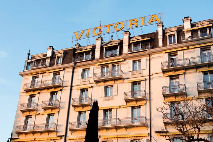 Hôtel Victoria - Chambre double standard in Glion, Montreux