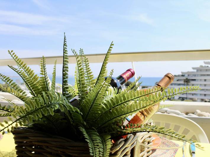 Location de vacances pour 4 personnes, avec terrasse à Villeneuve-Loubet