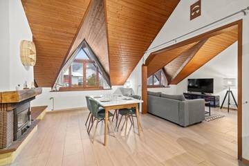 Gîte pour 4 personnes, avec vue et jardin dans Charmey