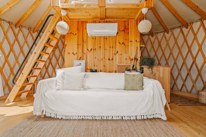Camping für 3 Personen, mit Garten und Ausblick sowie Balkon auf Kreta - 4