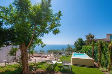 Ferienhaus für 7 Personen, mit Pool und Garten sowie Meerblick an der Amalfiküste