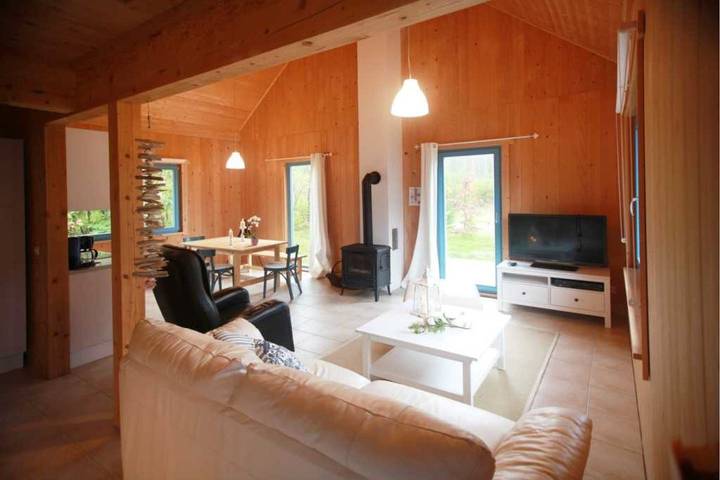 Bungalow für 5 Personen, mit Terrasse und Garten sowie Ausblick in Loddin