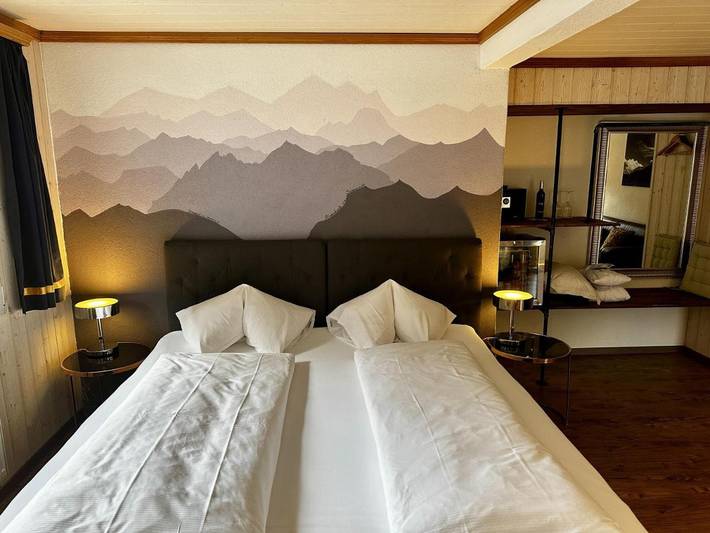 Hôtel pour 2 personnes, avec jardin et vue ainsi que sauna et piscine à Kandersteg - 4