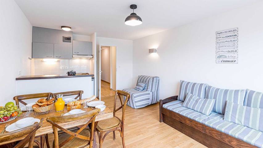 Gîte pour 5 personnes, avec balcon et piscine à Le Teich - 3