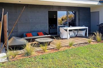 Gîte pour 6 personnes, avec jardin et terrasse ainsi que jacuzzi et piscine à Tresserve