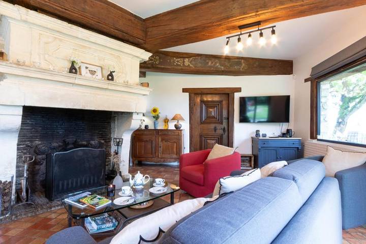 Location de vacances pour 10 personnes, avec vue sur le lac ainsi que jardin et vue à La Roche-Guyon - 4