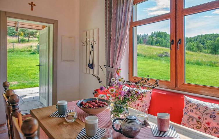 Pl 420.002 Fh am See mit Jacuzzi und Kamin (parterowy nr 1) in Stężyca, powiat kartuski