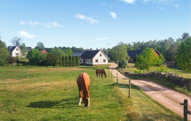 Ferienhaus für 7 Personen, mit Garten und Ausblick sowie Terrasse in Skane
