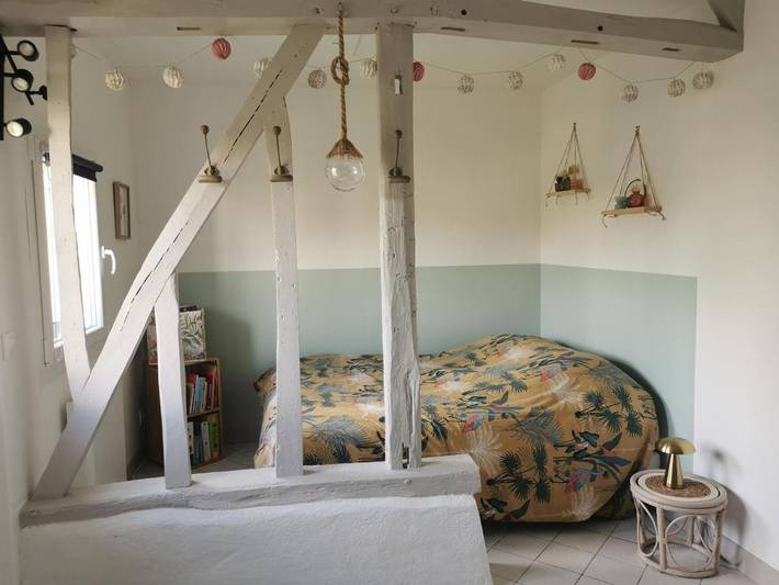 Chambre d’hôte pour 4 personnes, avec Terrasse ainsi que Jardin et Vue