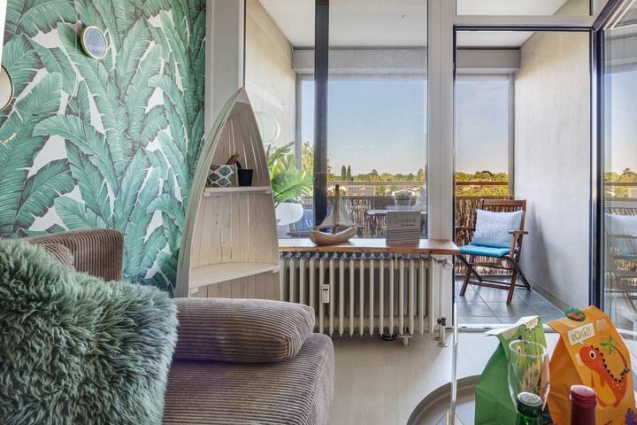 Ferienwohnung für 4 Personen, mit Balkon und Sauna sowie Seeblick in Wunstorf