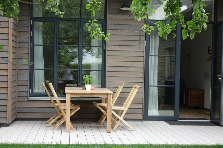 Ferienwohnung für 6 Personen, mit Terrasse und Garten sowie Sauna in Nienhagen