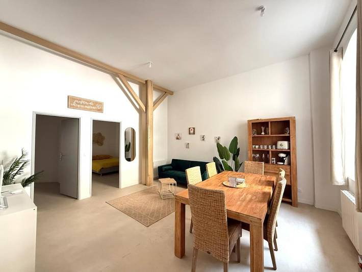 Appartement de vacances pour 6 personnes, avec terrasse et jardin, animaux acceptés