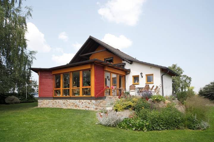 Pension, avec Balcon/Terrasse et Terrasse ainsi que Jardin et Sauna à Flossenbürg