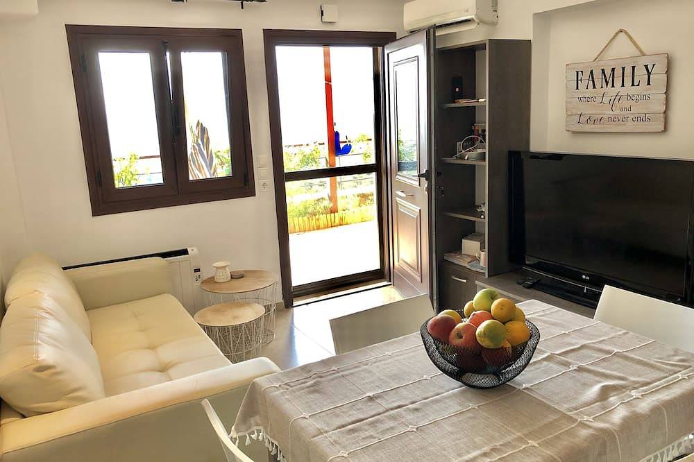 Appartement entier, 3 room apartment with view Oasis (Rose) above Georgioupolis in Georgioupoli, Région de la Canée