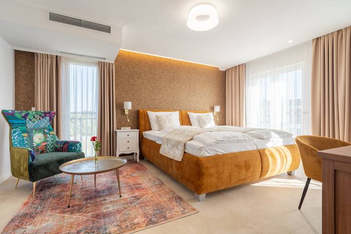 Appart’hôtel pour 3 personnes, avec Balcon