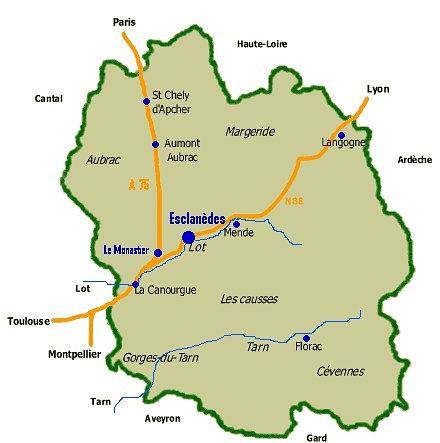 Gîte pour 5 personnes, avec terrasse et jardin dans Lozère - 3