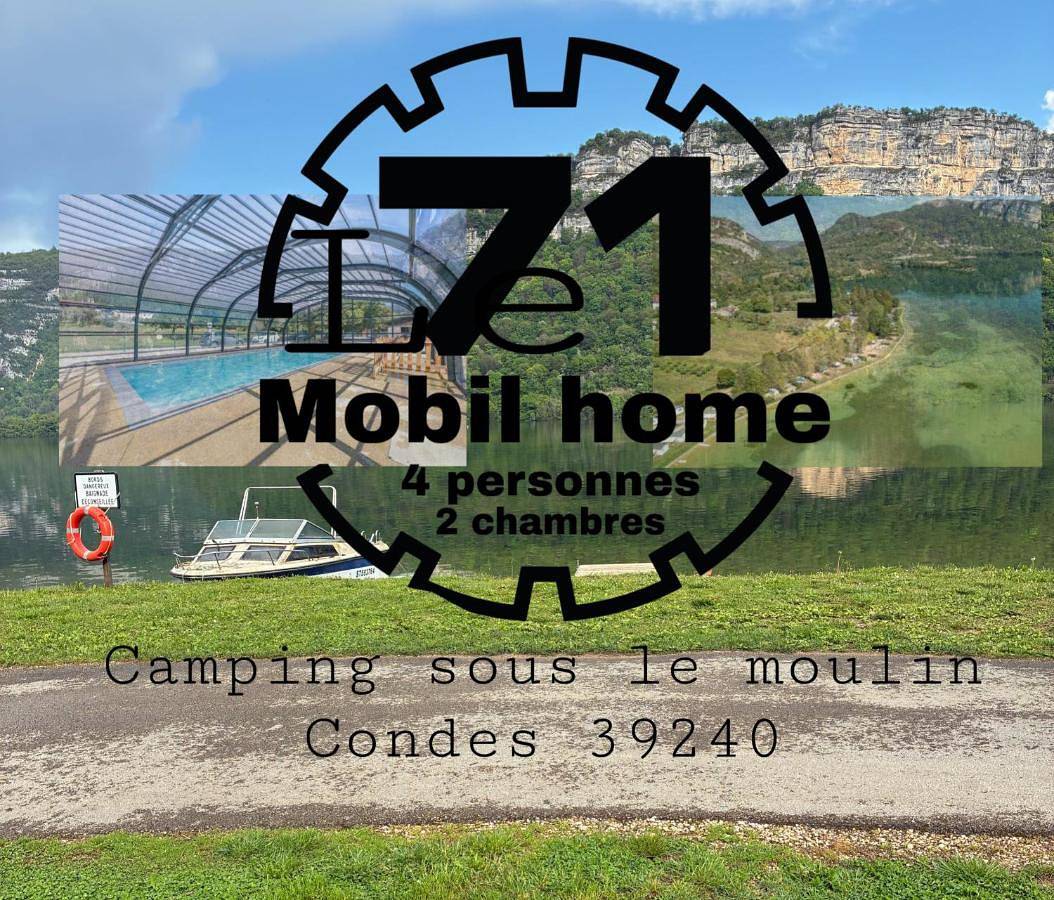 Le 71 mobil home 4 personnes 2 chambres in Condes, Jura Francais