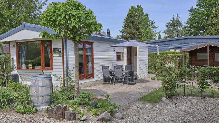 Chalet voor 3 personen, met terras en tuin, met huisdier aan het Veluwemeer